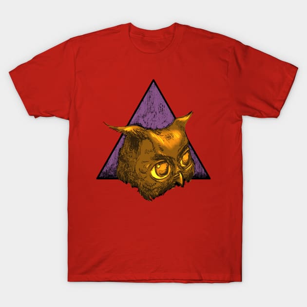 Owl Triangle T-Shirt by Carlos CD